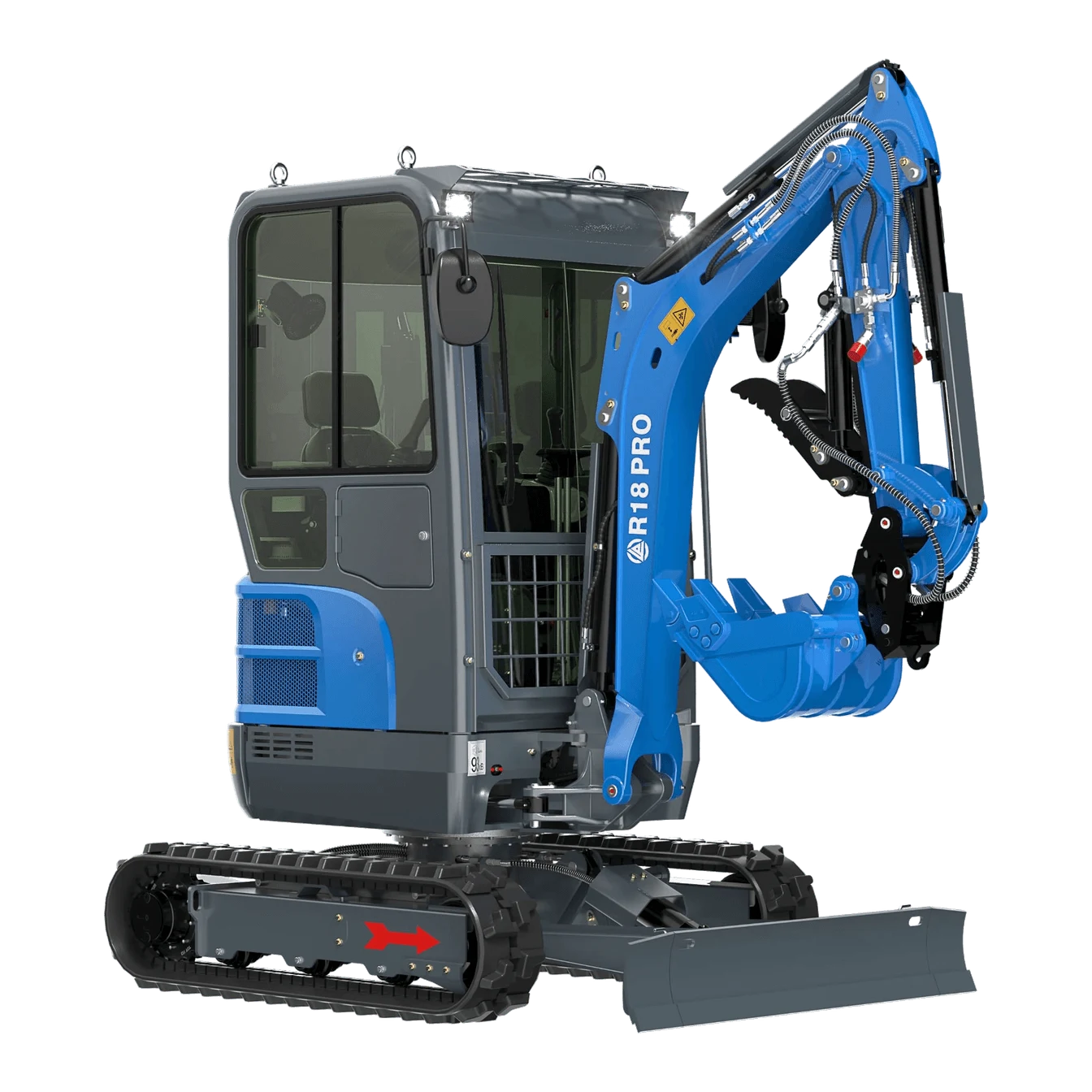 Mini Giratória 1800 kg Kubota - R18 Cabinada